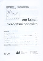 Om krisa i verdens&oslash;konomien