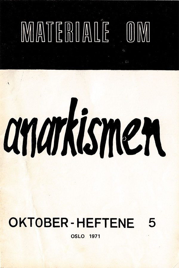 Materiale om anarkismen