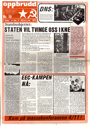 Oppbrudd nr. 10, 1972