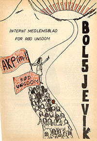 Forsida på Bolsjevik april 1973